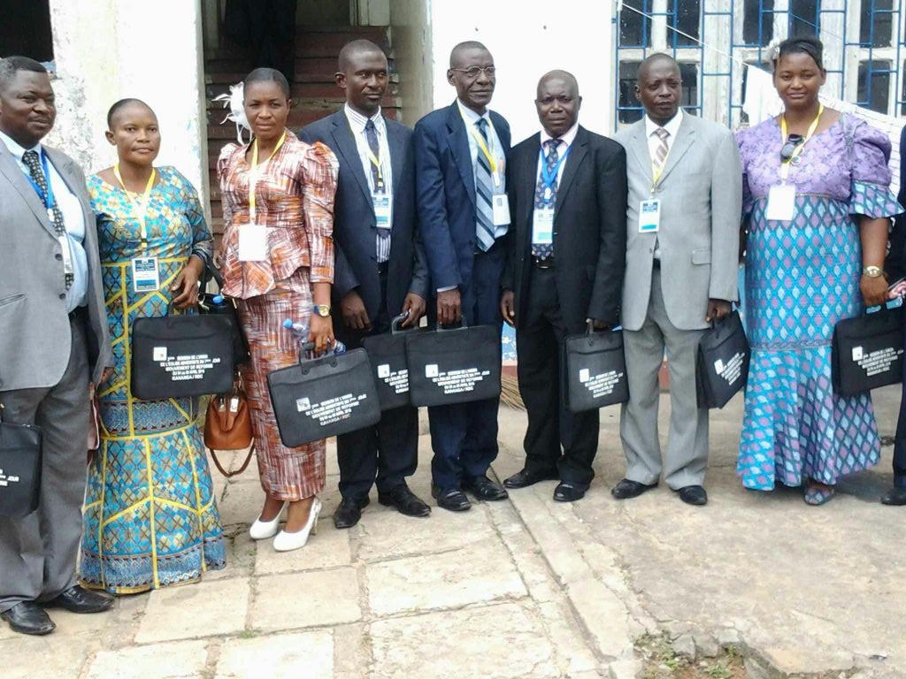 Délégués de la Mission de Kinshasa à la 2ème Session de l'Union